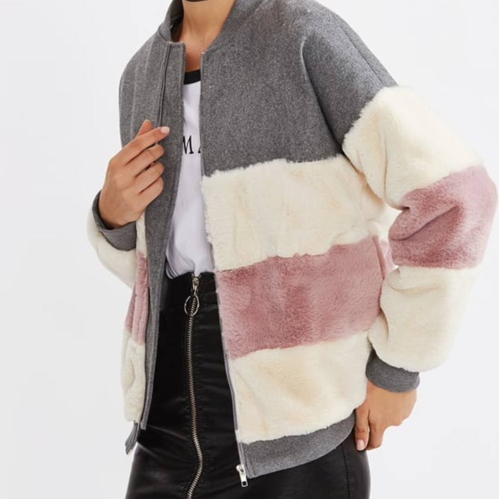 New Without Tags - Shein Colorblock Jacket - Large